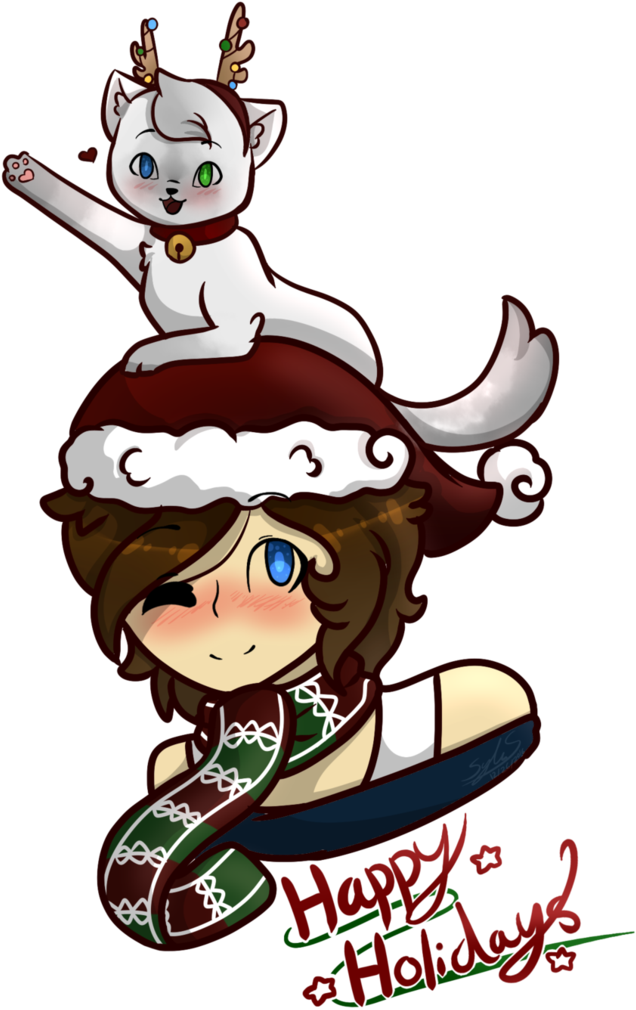 Happy Holidays From Dakota And Nala {video} By Kodaconstellation - Cartoon (774x1032)
