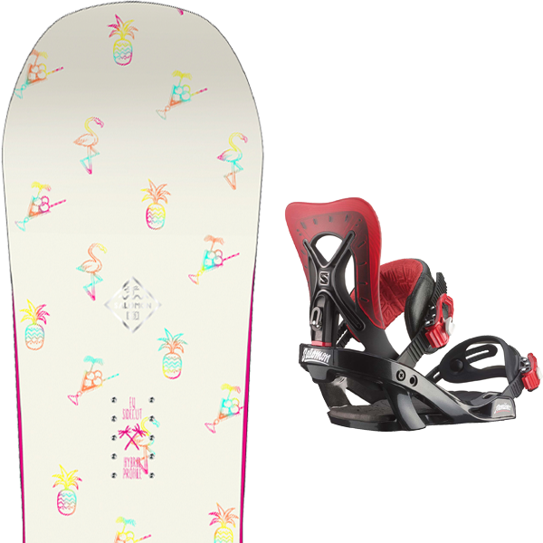 Salomon Oh Yeah 2016 Salomon Providence Dark/red - Salomon Providence Snowboard Bindings 2015 (600x600)