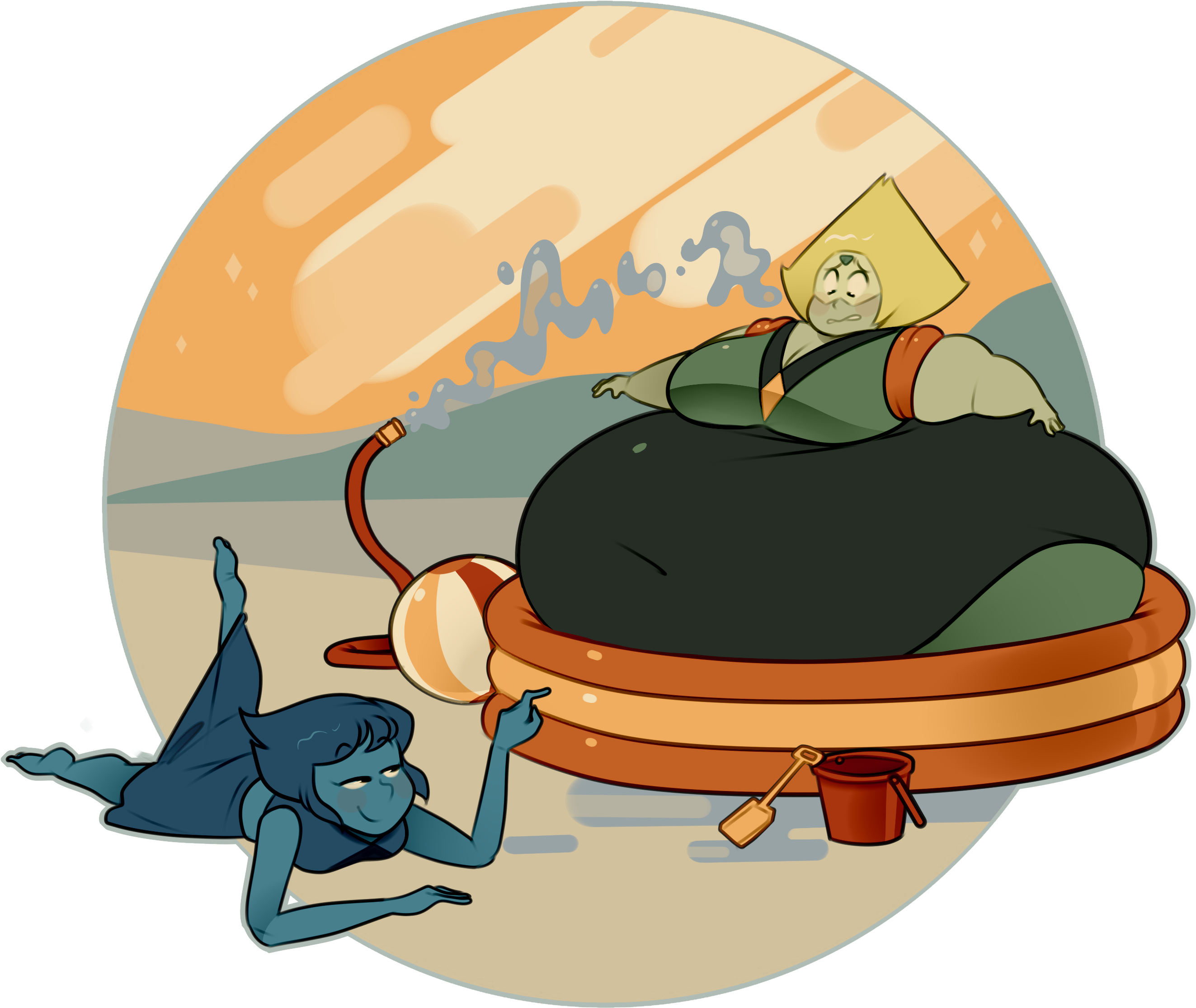 Peridot Lapis Lazuli Inflation 4chan - Lapis Peridot Water Inflation - (320...