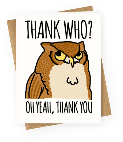 Thank Who Greeting Card - Striped Floral Thank You Card | Custom Thank You Cards (484x484)