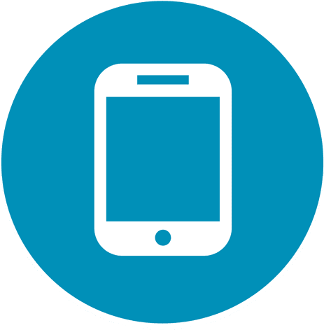 Smartphone Round Icon - Mindset Icon Png (512x512)