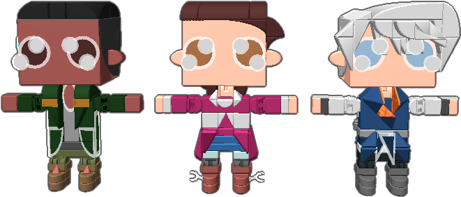 Detroit Become Human Plushies - Cartoon (768x768)