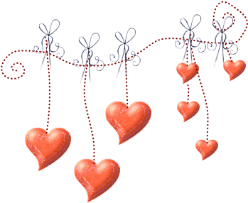 Monica Murphy Stole Our Hearts With Drew & Fable And - Dangling Hearts (385x319)