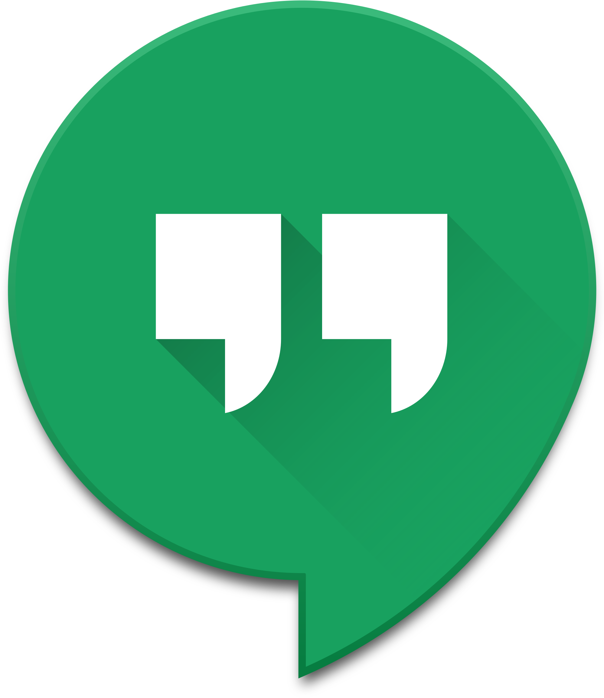 Open - Google Hangouts Icon (2000x2316)