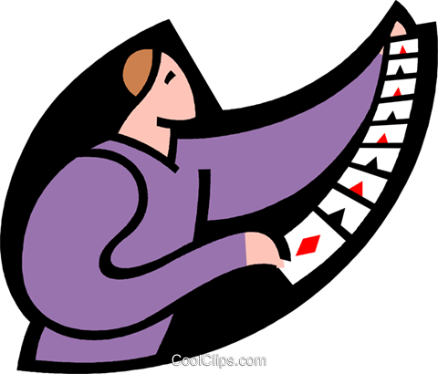 Playing Cards Spread Out Royalty Free Vector Clip Art - Clip Art (480x410)