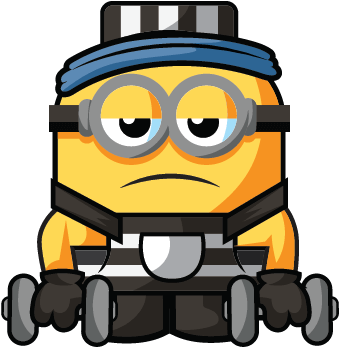Pumping Iron Minion - Ball & Chain Minion (480x480)