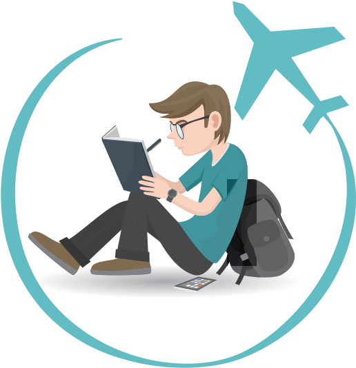 Travel Clipart Abroad - Abroad Study (600x600)