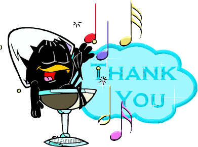 Thank You Cartoon Gif - Moving Gifs Thank You (400x400)