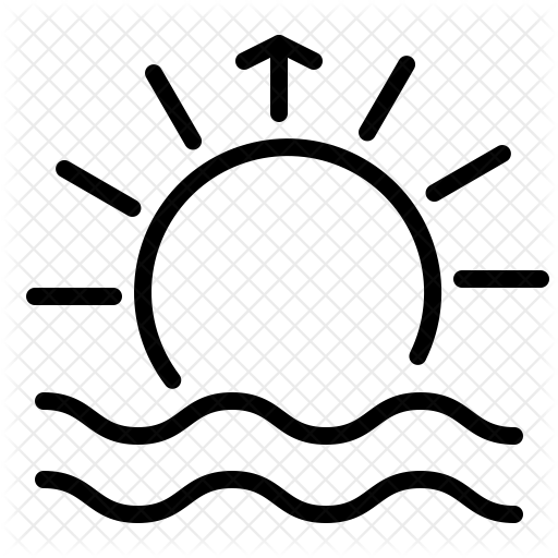 Sunrise Icon - Vector Graphics (512x512)