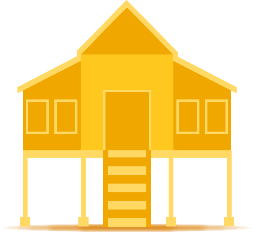 Ancient Currency - Malay House Icon Png (852x779)