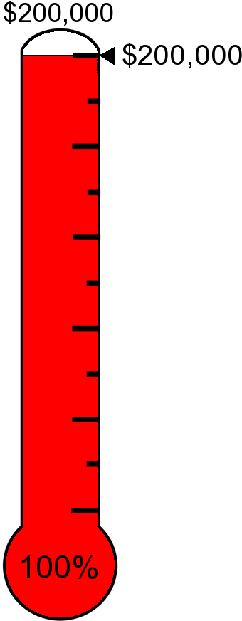 #ff0000 Raised $200,000 Towards The $200,000 Target - Colorfulness (408x889)