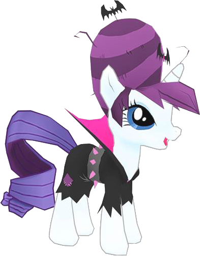 Nightmare Rarity Vector - Rarity (393x503)