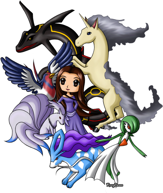 Crow's Pokemon Team Of Awesome By Krazyperson - Pokemon Awesome Team (800x800)