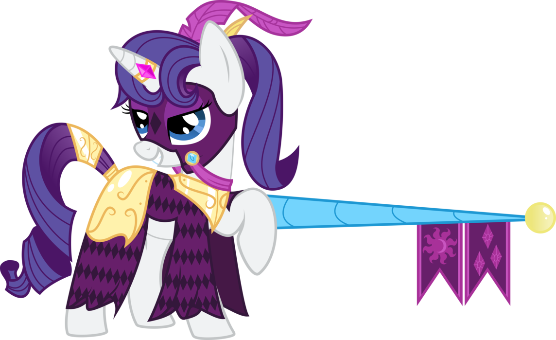 Damsel In Shining Armor By Xenoneal - Mlp Fim Rarity Armor (1144x699)