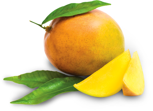 Mango Detail - Mango Fruit Drink Png (526x383)