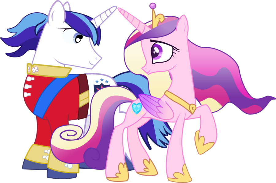 Cadence And Shining Armor - My Little Pony Cadence And Shining Armor (900x596)