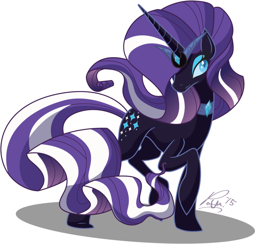 Nightmare Rarity By Utahraptorz Poniez Nightmare Rarity - My Little Pony Villain (1024x974)