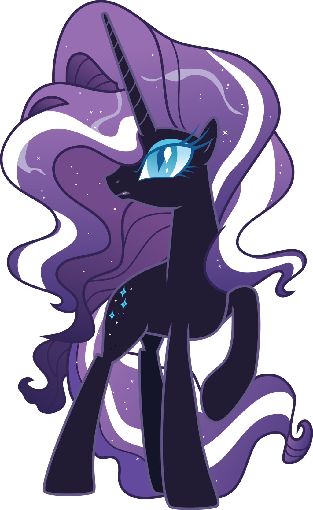 Nightmare Rarity By Jeatz-axl - My Little Pony Nightmare Rarity (1024x1667)