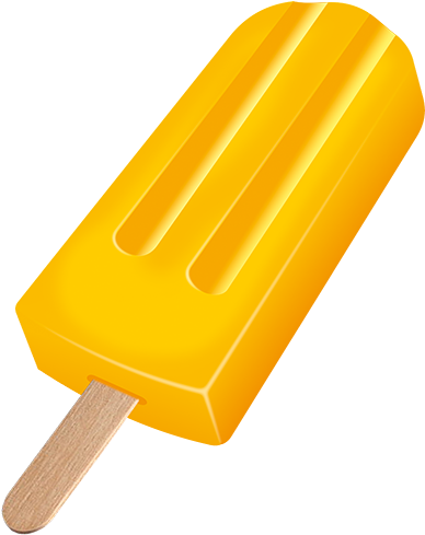 Vector Cartoon Mango Ice Cream Balls Stock Vector - Ice Cream (433x512)