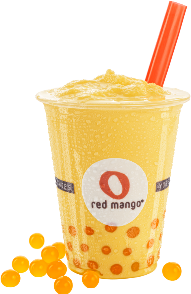 Mango Clipart Red Mango - Red Mango Smoothie (680x1024)