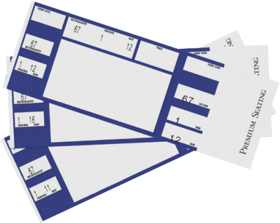 Blank Concert Tickets Png (400x319)