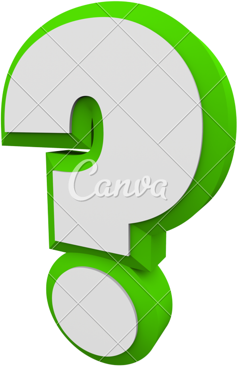 3d Question Mark Green Asking Inquiry Get Find Answers - Question (684x800)