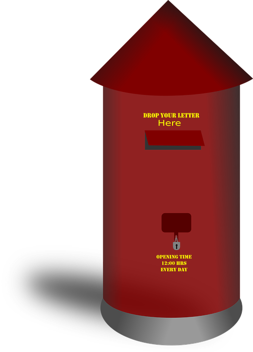 Postbox Png - Clipart Letter Box (519x720)