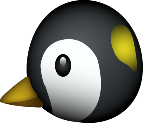 Download Penguin Emoji Png - Penguin Emoji (480x416)