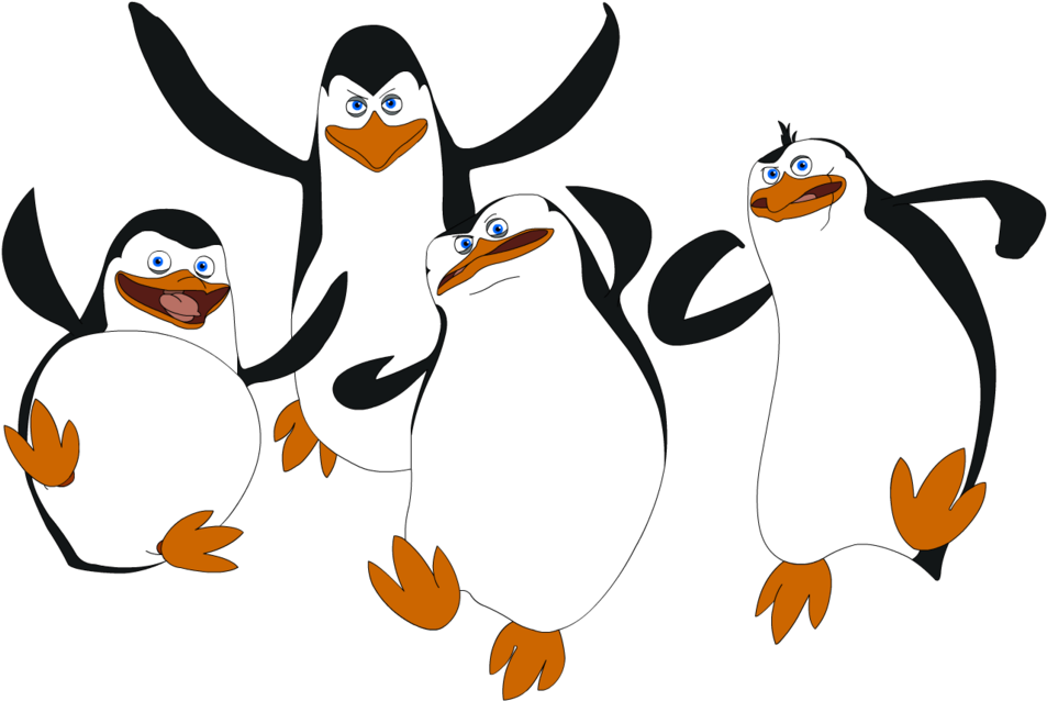 Madagascar Penguins Png Images Free Download - Penguins Of Madagascar No Background (1191x670)
