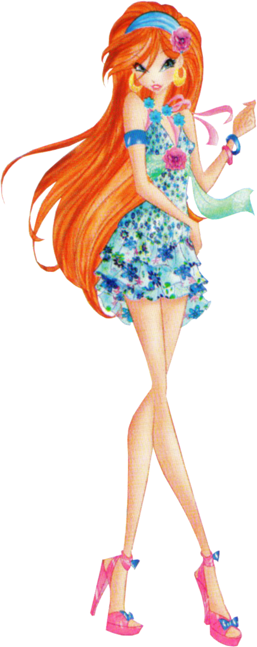 Bloom Calavera Fairy Couture Full Pose - Winx Club (584x1369)