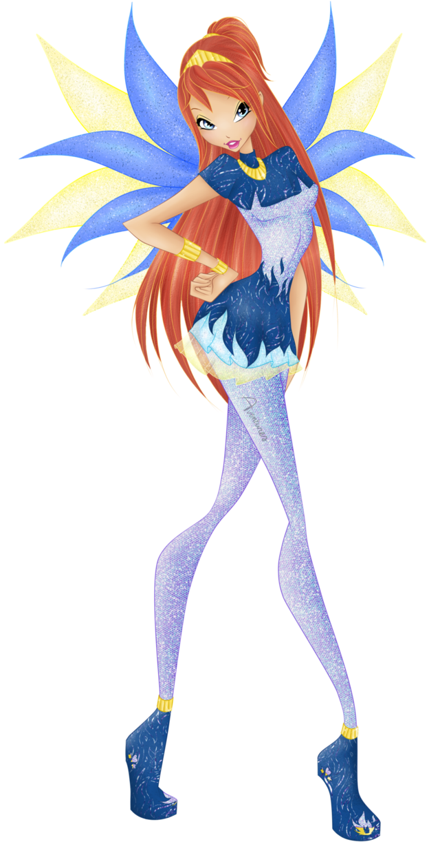 Bloom Avix By Aventures De Fees On Deviantart - Avix Bloom (640x1249)