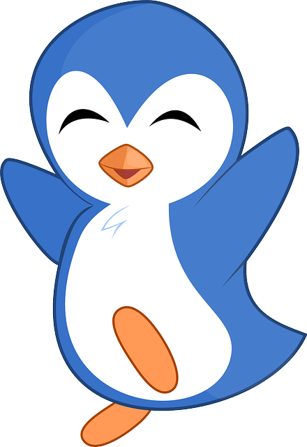 Animal Penguin, Blue, Little, Animal - Blue Penguin Clip Art (440x640)