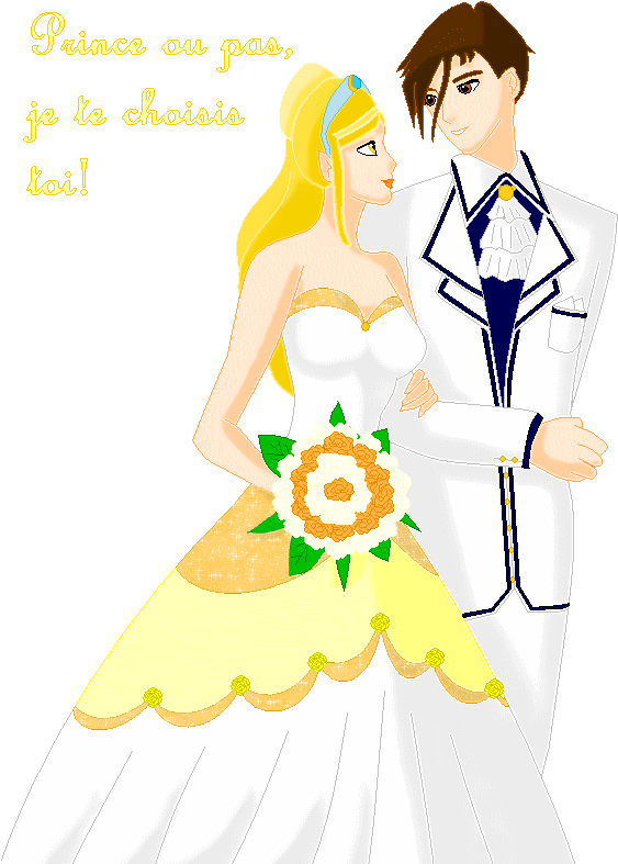 Winx Club Bloom And Sky Wedding Movie - Winx Club Stella Wedding (570x788)