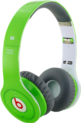 Beats By Dre Solo Wireless High Performance On-ear - Beats Headphones Wireless Green (361x457)