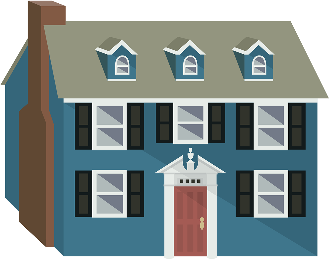 These Homes Represented The Style Of The Homes In The - House (1200x978)