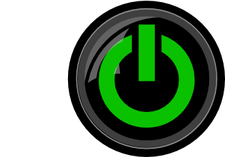 Green Power Button Logo (600x226)