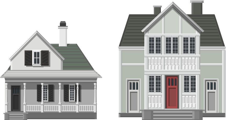 House Architecture Illustration - House (913x550)