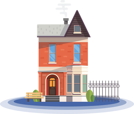 House Illustration - House (450x382)