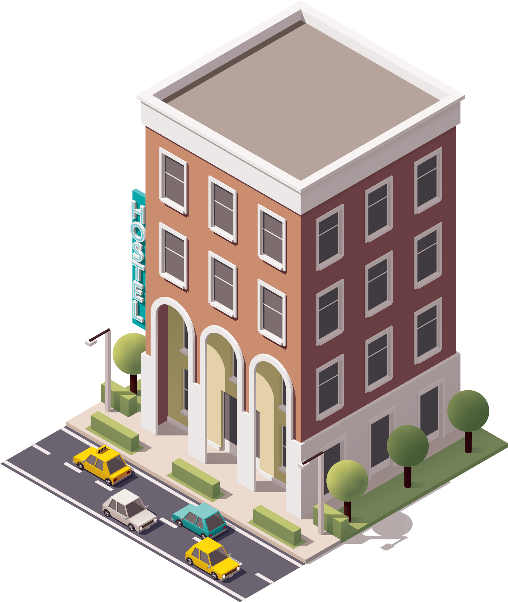 Building Royalty-free Stock Photography Illustration - 3d Building Png (1867x2145)