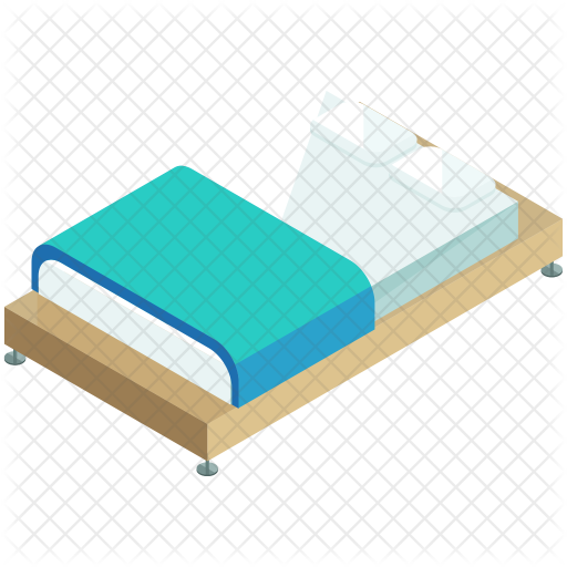 Bed Icon - Bed Frame (512x512)