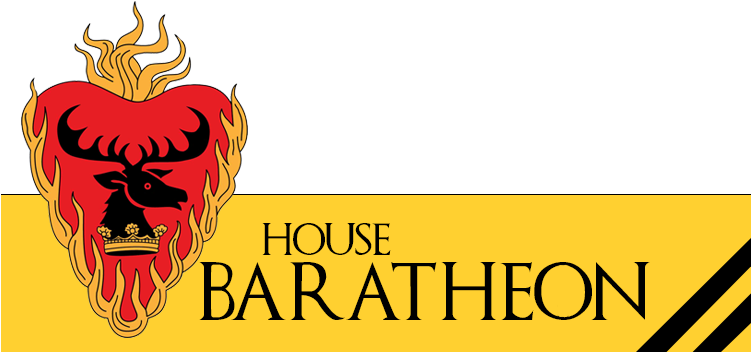 House Baratheon Of Dragonstone With House Baratheon - House Baratheon Of Dragonstone With House Baratheon (750x750)