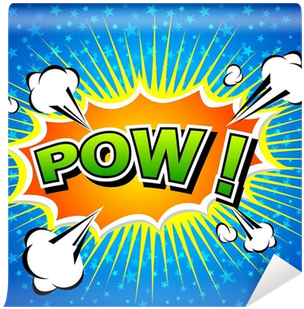 Comic Speech Bubble, Cartoon Wall Mural • Pixers® • - Bazinga (400x400)