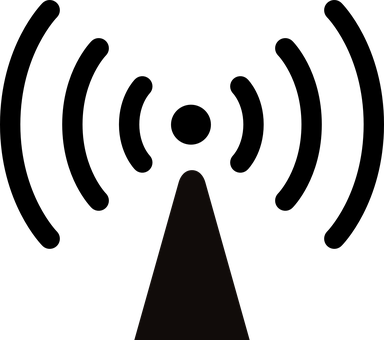 Radiation Ionizing Wifi Wlan Network Trans - Non Ionizing Radiation Symbol (384x340)