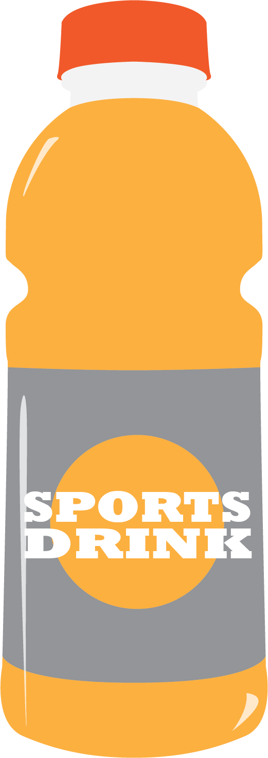 Sports Drink Bottle Vector Clip Art - Clip Art Sports Drinks (521x1473)