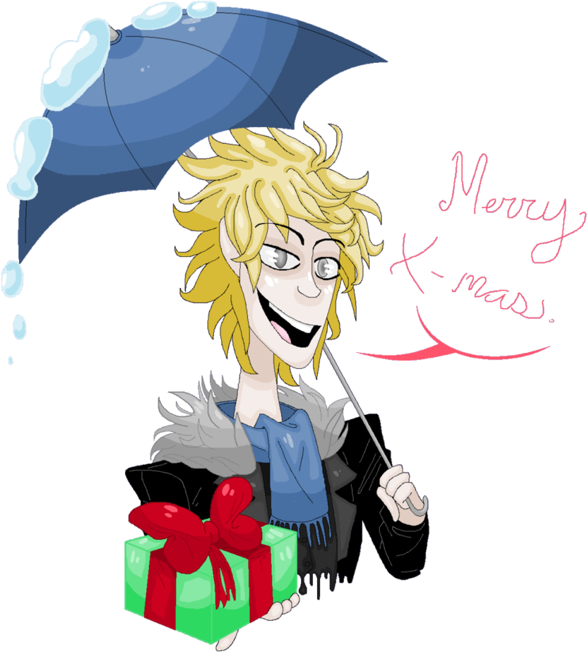 Elska Wishes You A Merry Christmas By Kerry-sene - Cartoon (844x947)