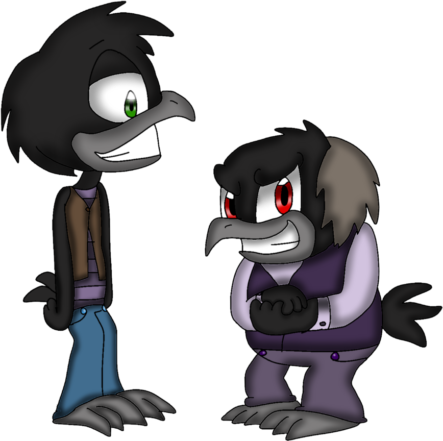 Spirit Animal ~ The Raven Henchmen By Joethegreatfox - Cartoon (895x892)