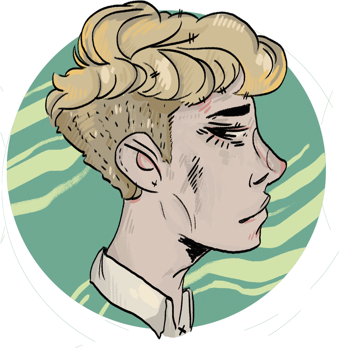Noah Czerny By Apollinaresart - Illustration (1280x1289)