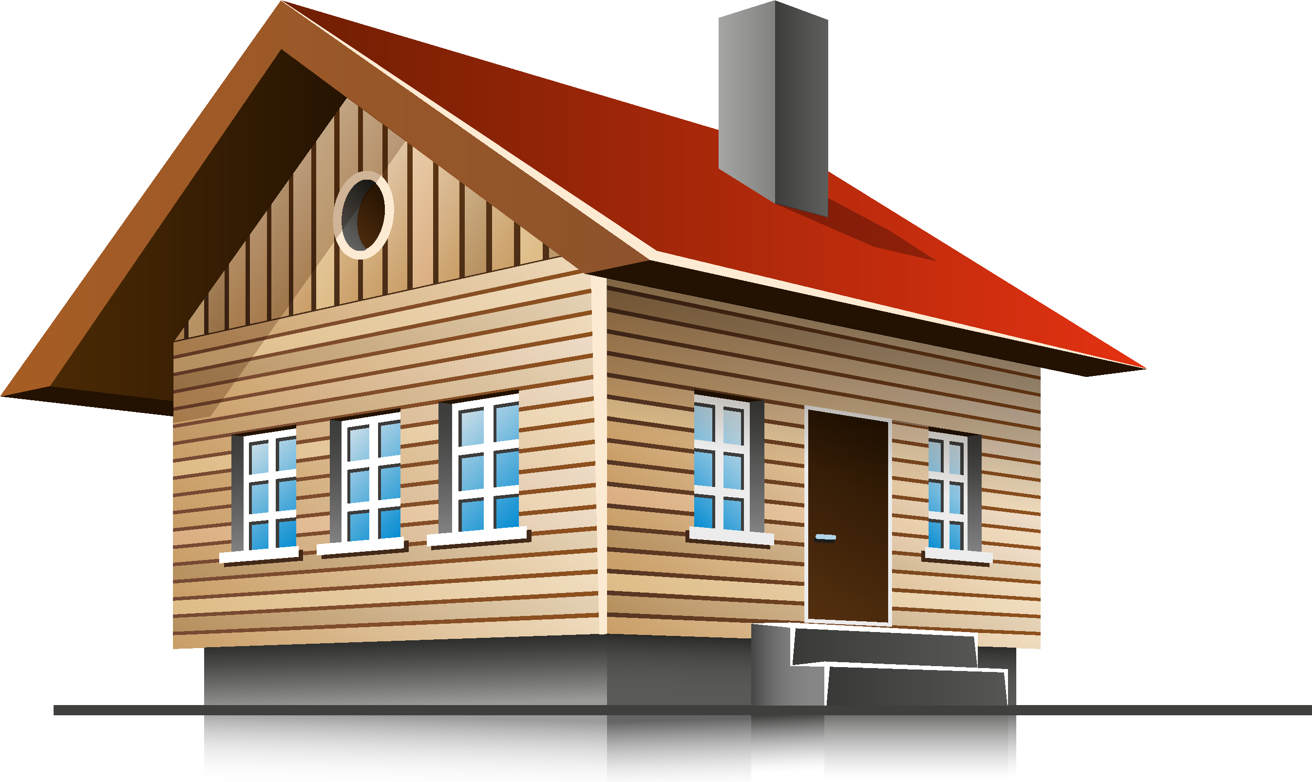 3d Building House Models [eps File] - House Png Icon 3d (2692x1630)