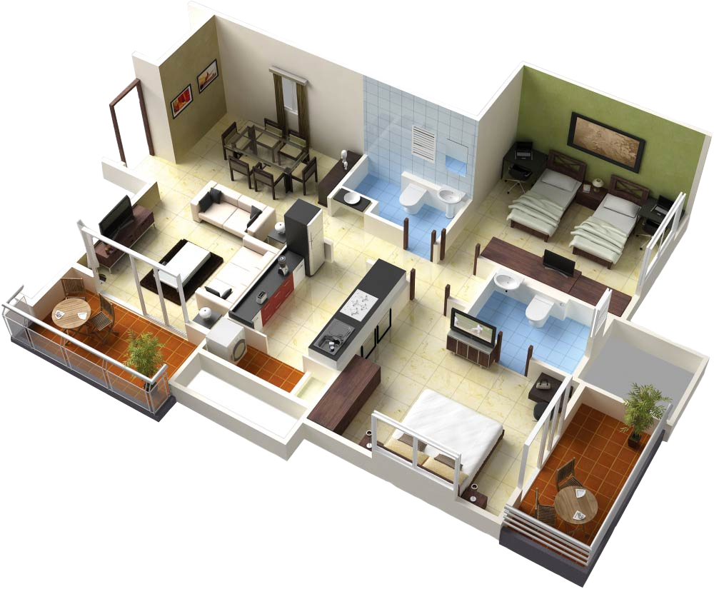 25 Modern House Planner Decor Units House Planner House - 3 Bhk House Plans (1000x825)
