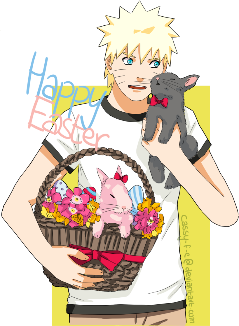 Cassy F E 32 28 Happy Easter By Cassy F E - Cartoon (900x1170)